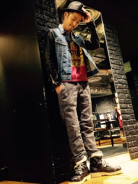 森 拓巳さん（メンズ・176cm）の秋コーディネート