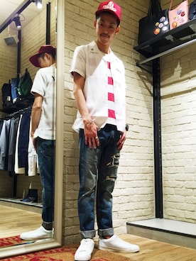 森 拓巳さん（メンズ・176cm）の春コーディネート