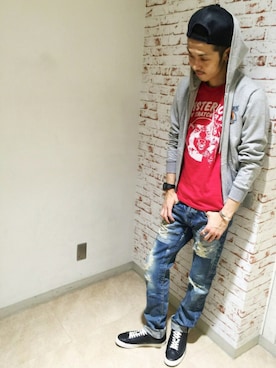 森 拓巳さん（メンズ・176cm）の夏コーディネート