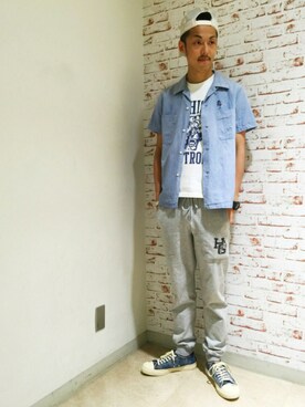 森 拓巳さん（メンズ・176cm）の夏コーディネート