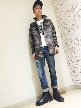 森 拓巳さん(メンズ・176cm)の秋コーディネート