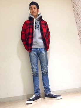 森 拓巳さん（メンズ・176cm）の秋コーディネート