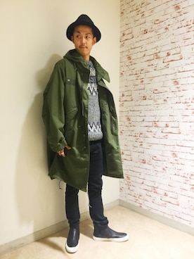 森 拓巳さん（メンズ・176cm）の秋コーディネート