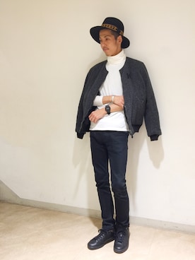 森 拓巳さん(メンズ・176cm)の秋コーディネート
