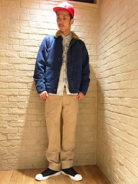 森 拓巳さん(メンズ・176cm)の冬コーディネート