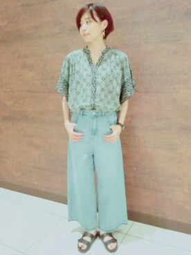 ローリーズファームエミフルマサキさん（レディース・165cm）の夏コーディネート