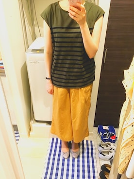 「Doux archives（ドゥアルシーヴ）のアイテム（オールインワン・サロペット）」を使った、こうめさん（レディース・160cm）の秋コーディネート