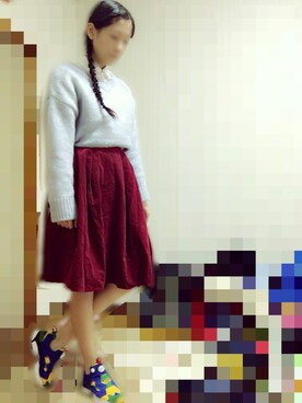 「Reebok（リーボック）のアイテム（スニーカー、その他）」を使った、🚺            8  7さん（レディース・163cm）の冬コーディネート