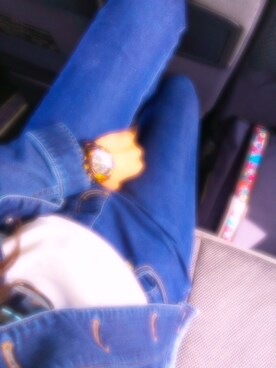 「加工◎のアイテム（その他、ブルー系）」を使った、🚺            8  7さん（レディース・163cm）の春コーディネート