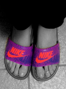 「👣💍🌟のアイテム（サンダル、パープル系）」を使った、🚺            8  7さん（レディース・163cm）の夏コーディネート