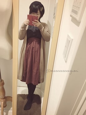 「SM2（エスエムツー）のアイテム（その他アウター）」を使った、GUMIさん（レディース・155cm）の秋コーディネート