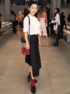 「rag & bone（ラグアンドボーン）のアイテム（バッグ）」を使った、chanelさん（レディース・165cm）の秋コーディネート