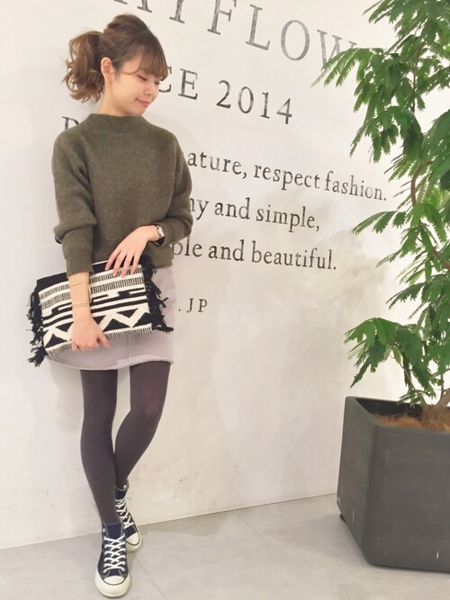 Lina Bayflow 新宿マルイ店 Lilas Campbellのクラッチバッグを使ったコーディネート Wear
