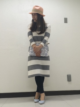 「TOPKAPI（トプカピ）のアイテム」を使った、Tonzuraさん（レディース・154cm）の春コーディネート