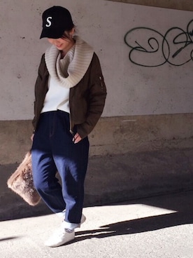 moccoさん（レディース・156cm）の冬コーディネート