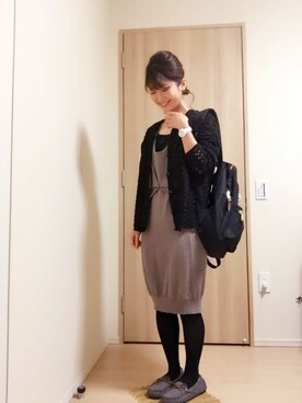 moccoさん（レディース・156cm）の冬コーディネート