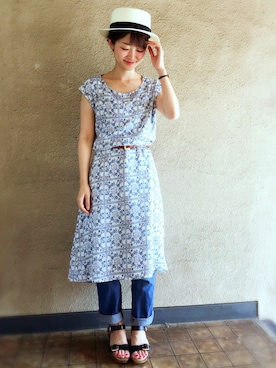 moccoさん（レディース・156cm）の夏コーディネート