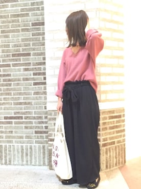 「チョーカー」｜moccoさん（レディース・156cm）の秋コーディネート