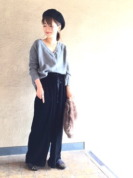 「Latia」｜moccoさん（レディース・156cm）の秋コーディネート