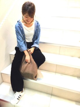 「Latia」｜moccoさん（レディース・156cm）の秋コーディネート