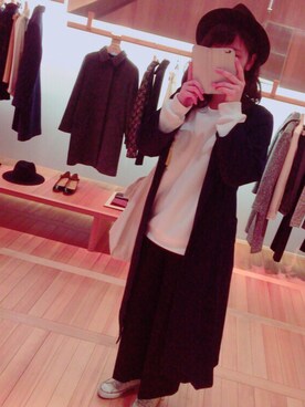 「お買い物」｜「アイテム（スウェット）」を使った、Å .Y .∀ .さん（レディース・159cm）の秋コーディネート