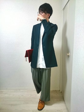 「ability（アビリティ）のアイテム（バッグ）」を使った、stickさん（メンズ・170cm）の春コーディネート