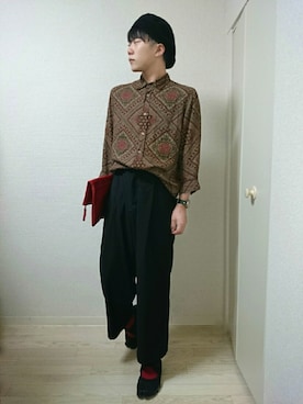 「ability（アビリティ）のアイテム（バッグ）」を使った、stickさん（メンズ・170cm）の夏コーディネート