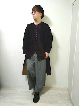 「SHAREEF（シャリーフ）のアイテム（レッグウェア）」を使った、stickさん（メンズ・170cm）の秋コーディネート