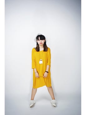 「initial（イニシャル）のアイテム（アクセサリー）」を使った、alittledanさん（レディース・158cm）の夏コーディネート