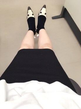 「Manolo Blahnik（マノロ・ブラニク）のアイテム（パンプス）」を使った、yumiさん（レディース・154cm）の秋コーディネート