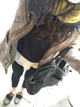 「MID by MIDWEST（ミッド バイ ミッドウエスト）のアイテム」を使った、 ❤︎ marizoo☺︎ ❤︎さん（レディース・161cm）の冬コーディネート