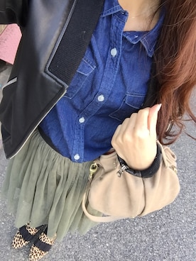 「MID by MIDWEST（ミッド バイ ミッドウエスト）のアイテム」を使った、 ❤︎ marizoo☺︎ ❤︎さん（レディース・161cm）の冬コーディネート