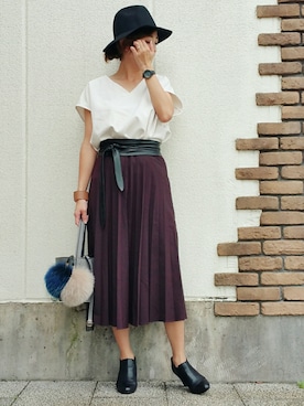 JUNKOさん（レディース・162cm）の秋コーディネート