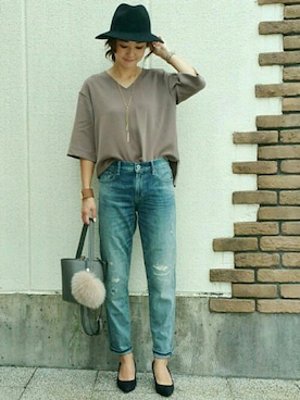 JUNKOさん（レディース・162cm）の秋コーディネート