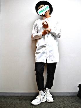 「PARADOX（パラドックス）のアイテム（ハット）」を使った、tokuさん（メンズ・176cm）の春コーディネート