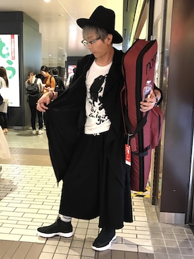 「s'yte（サイト）のアイテム（帽子）」を使った、tokuさん（メンズ・176cm）の秋コーディネート