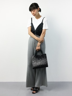 「k3&co.（ケイスリーアンドコー）のアイテム（その他トップス）」を使った、ambiさん（レディース・160cm）の夏コーディネート