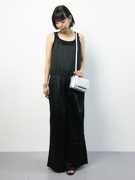 「Settimissimo（セッティミッシモ）のアイテム（つなぎ/オールインワン）」を使った、ambiさん（レディース・160cm）の夏コーディネート