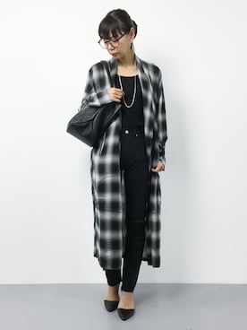 「unrelaxing（アンリラクシング）のアイテム」を使った、ambiさん（レディース・160cm）の夏コーディネート