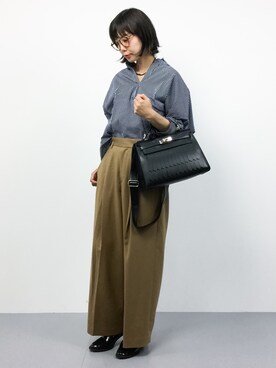 「Luz Llena (NEY)（ラズレナニー）のアイテム（トップス）」を使った、ambiさん（レディース・160cm）の秋コーディネート