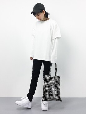 「L.H.P（エルエイチピー）のアイテム（スウェット）」を使った、ambiさん（レディース・160cm）の秋コーディネート