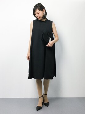 「Cupid Heart（キューピッドハート）のアイテム（クラッチバッグ）」を使った、ambiさん（レディース・160cm）の秋コーディネート