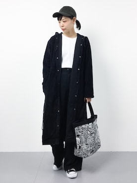 「antiqua（アンティカ）のアイテム（その他アウター）」を使った、ambiさん（レディース・160cm）の秋コーディネート