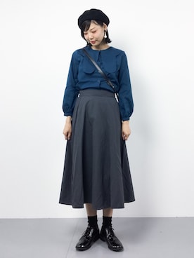 「Dolly&Molly（ドリー＆モリー）のアイテム」を使った、ambiさん（レディース・160cm）の秋コーディネート