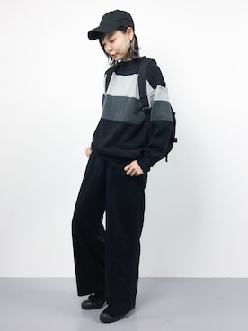 「ボーイッシュ」｜「アイテム（チュニック）」を使った、ambiさん（レディース・160cm）の秋コーディネート