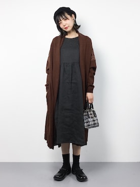 「TSUHARU by Samansa Mos2（ツハルバイサマンサモスモス）のアイテム」を使った、ambiさん（レディース・160cm）の秋コーディネート