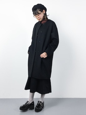 「JOURNAL STANDARD（ジャーナルスタンダード）のアイテム（その他アウター）」を使った、ambiさん（レディース・160cm）の冬コーディネート