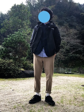「DANTON（ダントン）のアイテム（デニムジャケット）」を使った、ysidさん（メンズ・165cm）の冬コーディネート