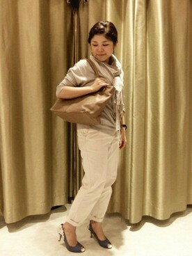 Le Talon 有楽町店スタッフさん（レディース・155cm）の春コーディネート