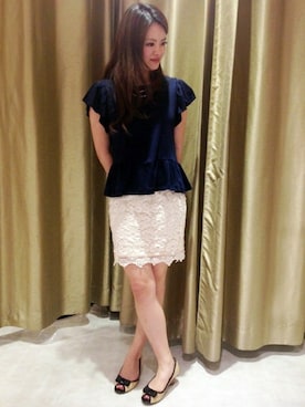 Le Talon 有楽町店スタッフさん（レディース・155cm）の春コーディネート